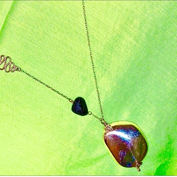 Lava Rock & Sterling Silver Necklace Powerful 34” - Picture 12 of 16